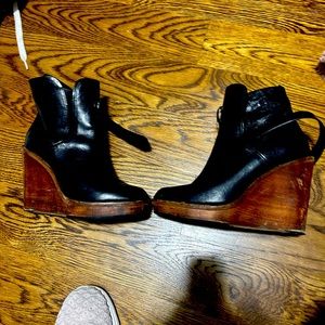 Rag & Bone wedge boots